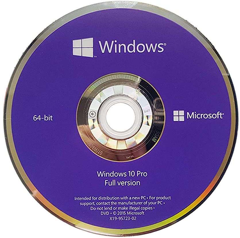 Windows 10 Pro Dvd Cover