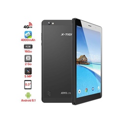 X Tigi Joy8 LTE 4G Tablet - 8.0" IPS- 16GB+2GB -5MP - 4000mAh- Black - Flip Cover