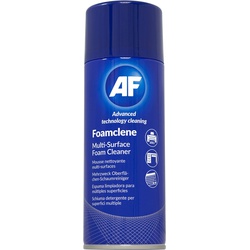 AF Foamclene - Anti-Static Foaming Cleaner Spray for Surfaces, Desks, White Boards, Carpet, Upholstery, Cars, Rubber etc.- Aerosol 300ml FCL300