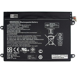 HP GENUINE  SW02XL ORIGNAL Replacement Battery for HP Notebook X2 10-P018WM 10-P x2 210 G2 Series HSTNN-IB7N HSTNN-LB7N TPN-Q180 TPN-Q181 859470-1B1 HSTNN-IB7N (7.7V 32.5Wh)