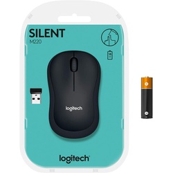 M220 Silent Mouse, Wireless Black
