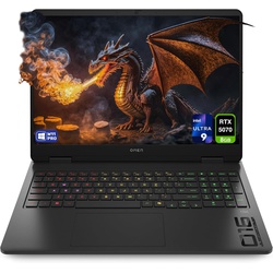 HP OMEN 16 Gaming Laptop, Intel Ultra 9-285H, 32 GB DDR5 RAM, 1TB PCIe SSD, 16" WQXGA (2560x1600) 240Hz Display, Nvidia G-Force RTX 5070, RGB Backlit Keyboard, W11 Pro, Shadow Black
