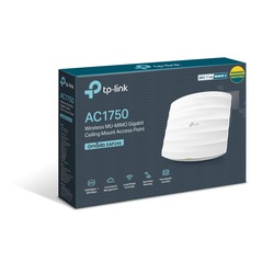 TP-Link Omada AC1750 Wireless Dual Band 1750Mbps Ceiling Mount Access Point – Seamless Roaming, Gigabit, MU-MIMO, Beamforming, Poe Powered, Band Steering, Airtime Fairness (EAP245)