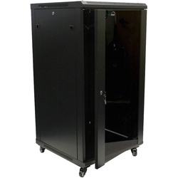 22U Free Standing Cabinet 600 x 600 (Black)