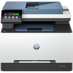 HP Color LaserJet Pro MFP 3303fdw, All In One Printer, Print, copy, scan, fax, Printer for Small medium business, Wireless, Print from phone or tablet, Touchscreen, Dark Surf Blue - 499M8A