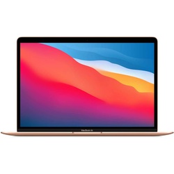 Apple MacBook Air M1 chip 8-core CPU with 4 performance cores and 4 efficiency cores, 7-core GPU, and 16-core Neural Engine, 8GB Unified Memory, 256GB SSD, macOS Big Sur, 13.3" Retina Display MGN63B/A