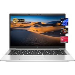 HP EliteBook 845 G8 Business Laptop, 14" FHD IPS Display, AMD Ryzen 7 Pro 5850U, 16GB DDR4 RAM, 512GB SSD, Webcam, FP Reader, Backlit KB, HDMI, Wi-Fi 6, Windows 11 Pro,