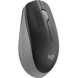 Logitech M190 Full-Size Wireless Mouse - Full-Size Mouse - Optical - Wireless - Radio Frequency - 2.40 GHz - Charcoal - USB - 1000 dpi