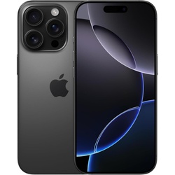 Apple iPhone 16 Pro, 256GB, Black Titanium - Unlocked (Renewed)