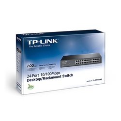 24-port 10/100Mbps Desktop/Rackmount Switch TL-SF1024D