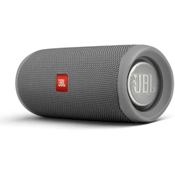JBL FLIP 5 Portable Wireless Bluetooth Speaker IPX7 Waterproof On-The-Go Bundle with Boomph Hardshell Protective Case - Black/Grey