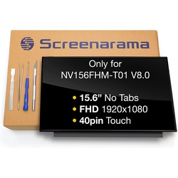 15.6 Slim 40 Pin Short Touch FHD NV156FHM-T01 V8.0 Screen