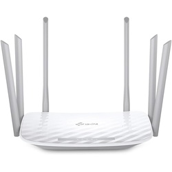 Tp-Link Archer C86 AC1900 Wireless MU MIMO Wi Fi Router, Dual Band, 2.4GHz 600Mbps 5GHz 1300Mbps, 3x3 MU MIMO, Supported, Beamforming, 6x Antennas, White