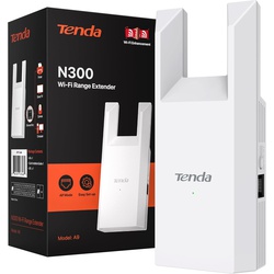 Tenda WiFi Extender N300, WiFi Extender Signal Booster, with Ethernet Port, Up to 800 Sq. Ft.,Single Band WiFi Booster, Repeater Mode&AP Mode,Easy Setup,2.4GHz only(R10-WT)