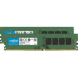 Crucial RAM 32GB Kit DDR4 3200MHz CL22 (or 2933MHz or 2666MHz) Desktop Memory CT2K16G4DFRA32A 3200MHz RAM can down clock to 2933MHz or 2666MHz if system specification only supports 2933MHz or 2666MHz