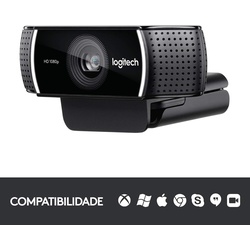 Logitech C922 Pro Stream Webcam 1080P Camera for HD Video Streaming & Recording 720P at 60Fps