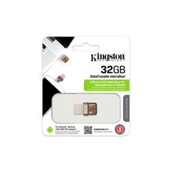Kingston Digital 32GB Data Traveler MicroDuo USB 2.0 micro USB OTG DTDUO32GB