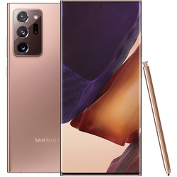SAMSUNG Galaxy Note 20 Ultra 5G Cell Phone, Factory Unlocked Android Smartphone, 128GB, S Pen Included, Mobile Gaming, 6.9” Infinity-O Display Screen, Long Battery Life, US Version, Mystic Bronze