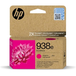 HP 938e EvoMore Magenta Original Ink Cartridge 4S6Y0PE Works With Hp Officejet Pro 9720, 9730, 9120, 9120b, 9110b, 9130, 9130b
