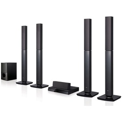 LG LHD657 Bluetooth Multi Region Free 5.1-Channel Home Theater Speaker System w/ Free HDMI Cable, 110-240 Volt. Region Free Home Theater System with PAL/NTSC Support.