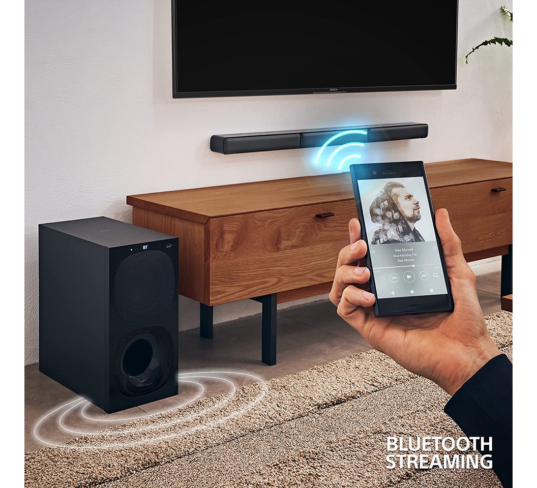 Sony HT-S40R Real 5.1ch Dolby Audio Soundbar for TV with Subwoofer & Wireless Rear Speakers, 5 