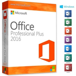 Microsoft Office 2016 Professional Plus DVD & Product Key