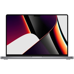 Apple MacBook Pro M1 Pro chip 10-core CPU with 8 performance cores and 2 efficiency cores, 16-core GPU, and 16-core Neural Engine, 16GB Unified Memory, 1TB SSD, macOS Monterey, 14.2" Liquid Retina XDR Display, 1080p FaceTime HD Camera
