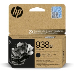 HP 938e EvoMore Black Original Ink Cartridge 4S6Y2PE Works With Hp Officejet Pro 9720, 9730, 9120, 9120b, 9110b, 9130, 9130b