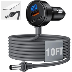 Car Charger for Starlink Mini, 12V-24V Car Adapter USB-C 60W DC Output 10FT