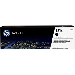 HP 131A  CF210A Toner Cartridge  Works with HP LaserJet Pro 200 Color Printer M251nw, M276nw  Black