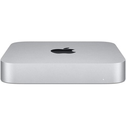 Apple Mac mini M1 8-core CPU with 4 performance cores and 4 efficiency cores, 8-core GPU, and 16-core Neural Engine, 8GB Unified RAM, 512GB SSD, macOS Big Sur, Wi-Fi 6, Bluetooth 5.0, Built-in speaker, Two Thunderbolt / USB 4 ports,