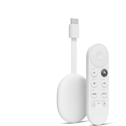 Google Chromecast with Google TV (HD) - Streaming Stick Entertainment on Your TV with Voice Search - Watch Movies, Shows, and Live TV in 1080p HD - Snow