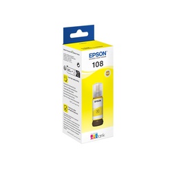 Epson 108 EcoTank Pigment Yellow ink bottle