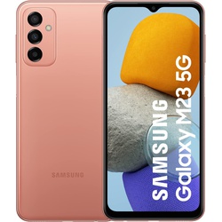 Samsung Galaxy M23 5G Mobile Phone SIM Free Android Smartphone 4GB RAM 128GB Storage Orange Copper