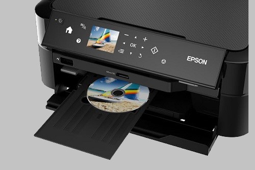 This is an image of Epson L850 CD printing