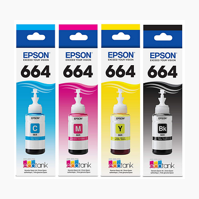 4 colors of EPSON ECOTANK L3060 