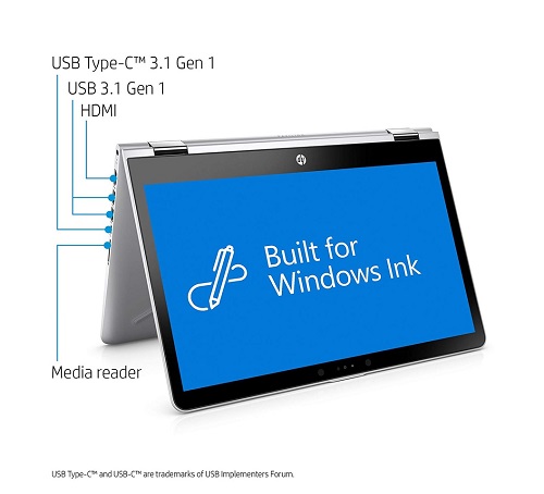 HP Pavilion x360 Connection options