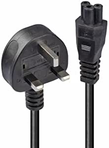 WELL-SHIN 2 Prong AC Power Cord – 21 Inches – Figure 8 To US Female – For PS3 Slim, HP, Acer, Dell, Lenovo